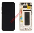   LCD set Grey Samsung N950 Galaxy Note 8 (Service Pack)    Display withTouch screen digitizer frame Unit   