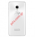 Original battery cover White Alcatel OT 6044D One Touch Pop Up 