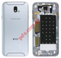 Original Battery Cover Silver Samsung SM-J730F, DS Galaxy J7 Duos (2017).
