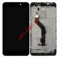 Set LCD (OEM) Black Huawei Honor 7 Lite (NEM-L51) Front cover with LCD + touch screen with Digitizer
