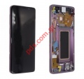Original LCD set Purple Samsung Galaxy S9 G960F front cover with touch screen digitizer