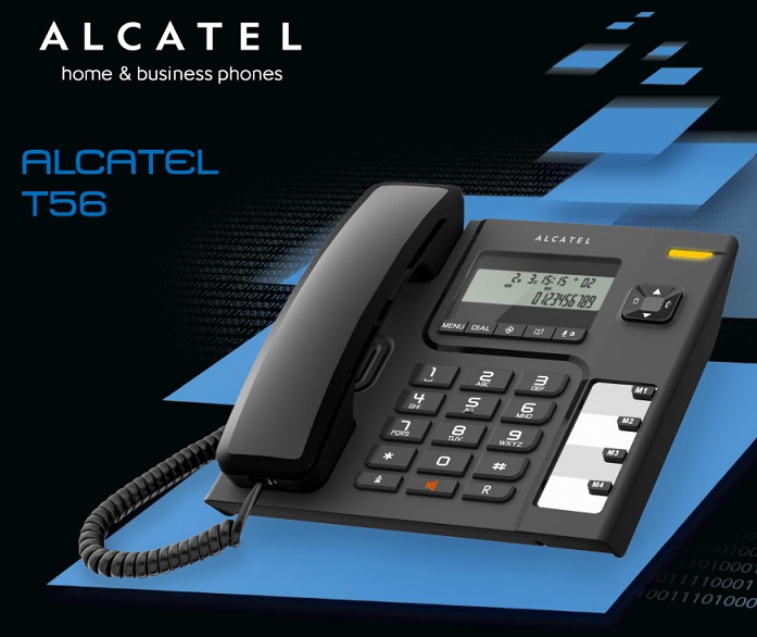   Alcatel Temporis T56 Black ID Caller      