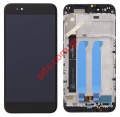 Full set LCD (OEM) Black XIAOMI MI A1/5X (with frame) Front cover frame Display with touch screen digitizer