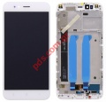 Full set LCD XIAOMI MI A1/5X (with frame) White Front cover frame Display with touch screen digitizer