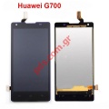 Display set (OEM) Huawei G700 Black Touch screen with digitizer