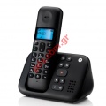 Cordless phone with answering machine Motorla T311 Black