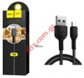 Data Cable USB Hoco X20  MICROUSB Flash (1 METER) Black