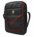 Ferrari Scuderia Pit Stop On Track Collection 10 inch Black and Red Piping Stylish Universal Tablet Bag