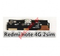   Board Xiaomi Redmi Note (4G) 2 SIM MicroUSB Charging connetor port