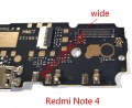   Xiaomi Redmi Note 4x Wide Version MEDIATEK X20 CPU MicroUSB Charging connetor Board port