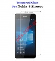    2.5D Nokia 8 Sirocco tempered Glass 0,25mm.