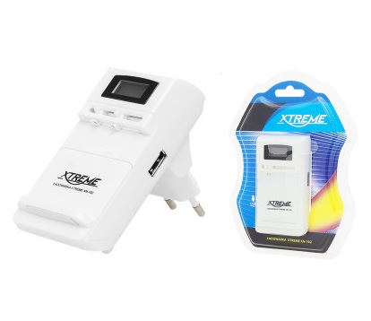 Universal battery charger XN-102 USB output PDA, Camera EU plug