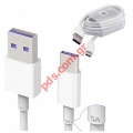 Original Cable Huawei HL1289 5A Type C  USB Male 3.1 Fast Charging Bulk