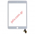  (OEM) iPad Mini 3 White (A1599/A1600) W/IC FLEX (NO HOME BUTTON) Touch screen digitizer      