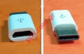 External Apple Lightning SLIM (OEM) Micro-USB to Type-C Adapter bulk white