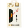Tempered glass film Huawei P20 PRO 5D Black full glue Curved 0,25mm Clear.