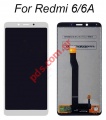   (OEM) White Xiaomi Redmi 6/6A (Display with touch screen and digitizer)