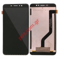Set LCD (OEM) Ulefone S8/S8 Pro Black (LONG FLEX) Display with Touch screen digitizer 