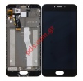 Set LCD (OEM) Meizu M5 Black Frame with Display touch screen and digitizer