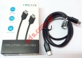   Cable Type C Forever MALE TO MALE (1M) Black BOX