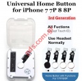 Ταινία Home cable iPhone 7 (UNIVERSAL) White σε λευκό χρώμα