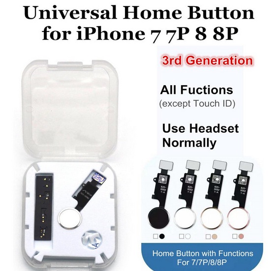  Home cable iPhone 7 (UNIVERSAL JC BOX) White   