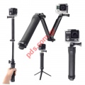  Selfie Stick Monopod 3-Way  GoPro      (  20cm,   62cm)