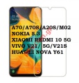 Tempered protective glass film Samsung Galaxy A70 (2019) A705F 0,3mm.