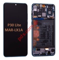 Original Set LCD Huawei P30 Lite (MAR-LX1A) Black with Frame Display with Touch screen digitizer Unit and battery HB356687ECW 