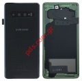 Battery cover Black Samsung G973 Galaxy S10 (Service Pack)