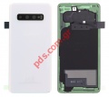 Battery cover White Samsung G973 Galaxy S10 (Service Pack)