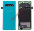 Battery cover Green Samsung G973 Galaxy S10 (Service Pack)