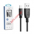 Data Cable USB BS TYPE-C Quick charge (1.2 METER) Black