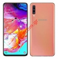 Smartphone Samsung Galaxy A70 2019 DS Coral 6.7 4G (SM-A705F/DS) 6/8GB/128GB Display type Super AMOLED capacitive touchscreen, 16M colors Size 6.7 inches