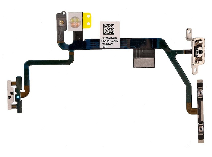 Power Key Flex Cable (OEM) Apple Iphone 8 Plus Complete Side, Volume up/down, Back camera Flash, Mute switch