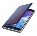 Original case flip book Samsung A510 A5 2016 Blue Dark Book wallet (EF-WA510PBEGWW)