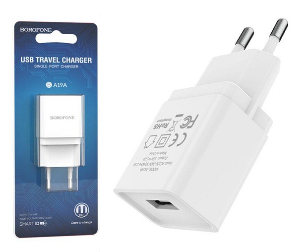  BOROFONE BA19A Port 1XUSB White   Blister