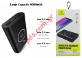 Charger PowerBank USAMS US-CD31 Lion 8000mah wireless charging Qi Black 