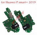   (OEM) Huawei P Smart 2019 PLUS (POT-L21T) PBA Board with Charging Port MicroUSB (   )