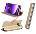 Case Flip Book Samsung J530F Galaxy J5 (2017) Wallet Diary Gold 