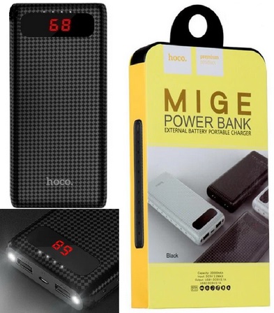   Power Bank HOCO B20A Mige 20000mAh Black       