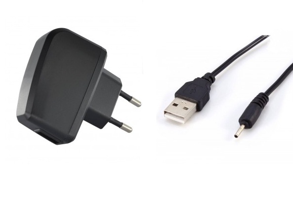 Travel charger set for Nokia 6101 Small pin 2.5mm 5V/500mAh Bulk (like AC-3) Cable USB 2.5MM Bulk