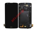   LCD (OEM) LG K350 K8 2017 Black    Touch screen LCD display with frame 