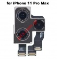 Πίσω κάμερα Triple camera iPhone 11 PRO MAX (A2218) 12MP Back main module