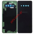 Back battery cover (OEM) Prism Black Samsung G975 Galaxy S10 Plus (WITH CAMERA GLASS)
