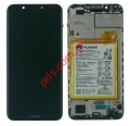    LCD Black Huawei Y7 Prime 2018 (LDN-L21) Frontcover+lcd+digitizer+battery HB366451ECW   