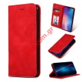 Case flip book Xiaomi Redmi Note 8T Red Wallet Diary