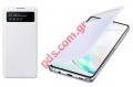 Original Case Samsung S-View Galaxy Note 10 Lite White EF-EN770PWE (EU Blister)