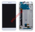 Original set LCD Xiaomi Redmi 5A White (W/FRAME) Display with frame Touch screen with digitizer