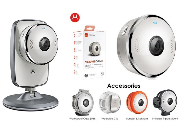 Motorola VerveCam Web & Action Camera CHE003 set Bundle White BOX   GoPRO ()